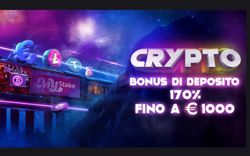 Bonus di deposito in criptovaluta MyStake